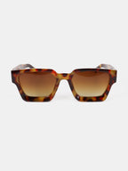 Jury Rectangular Sunglasses - Dark Tortoise Shell