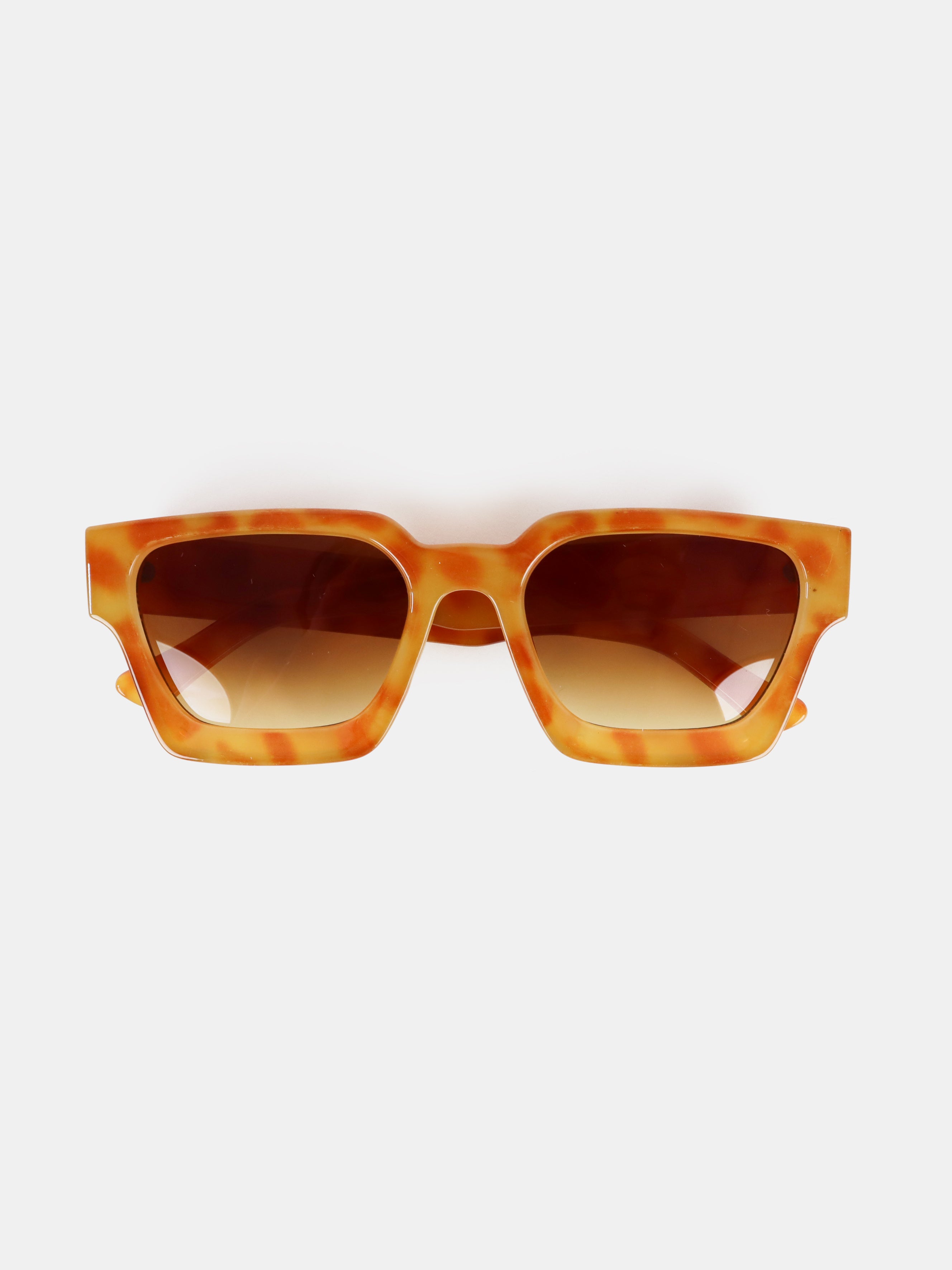 Jury Rectangular Sunglasses - Vintage Tortoiseshell