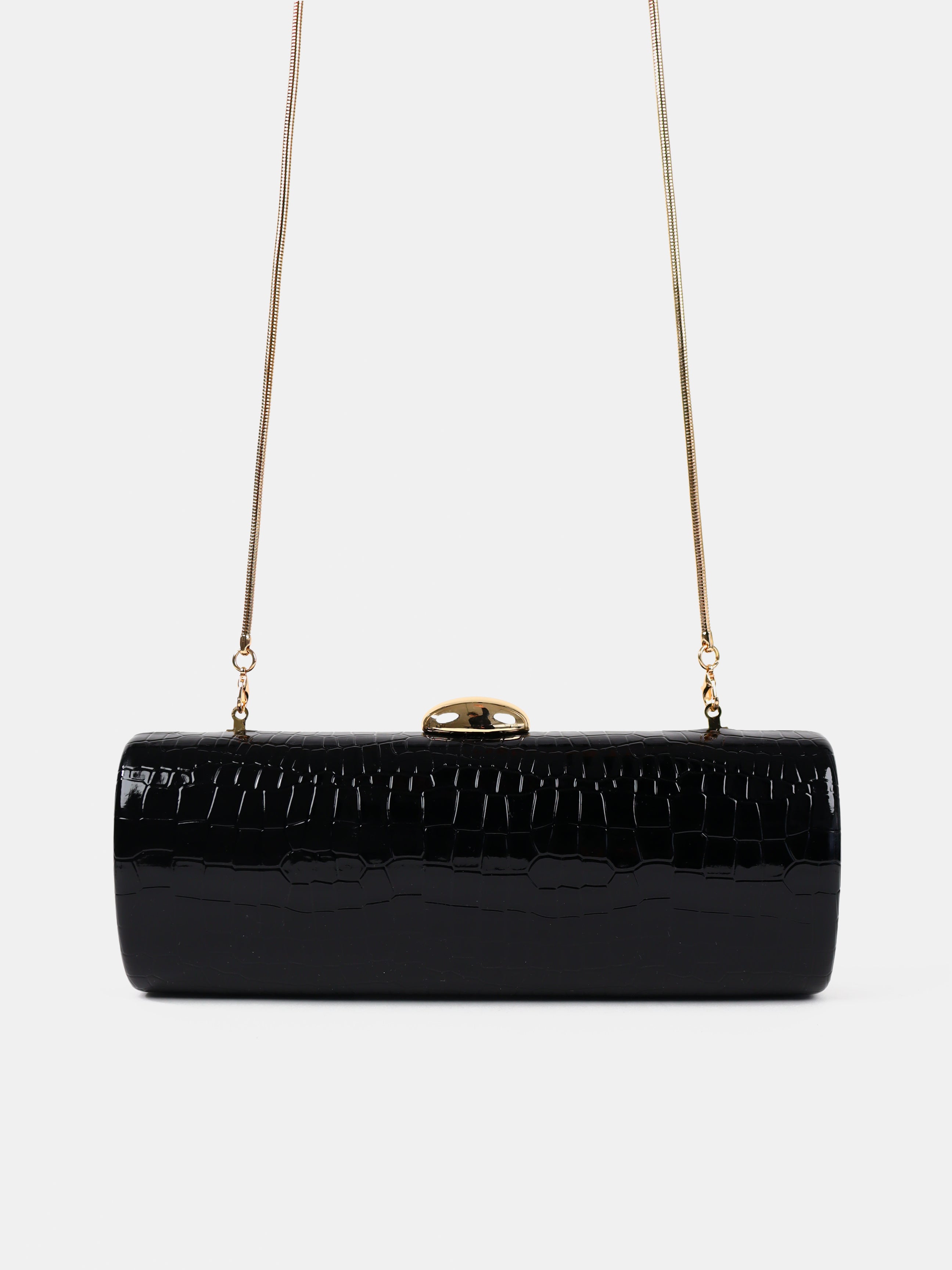 Karina Evening Clutch Bag - Black