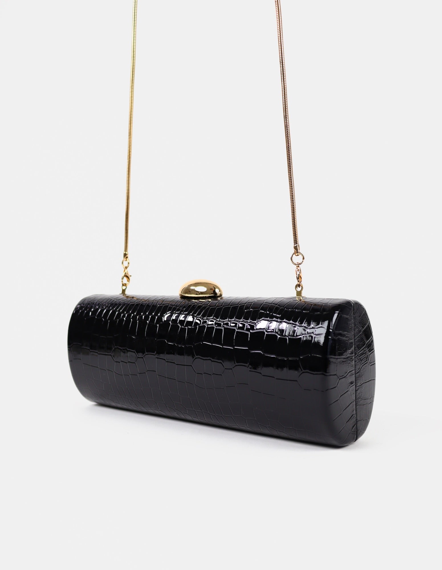 Karina Evening Clutch Bag - Black