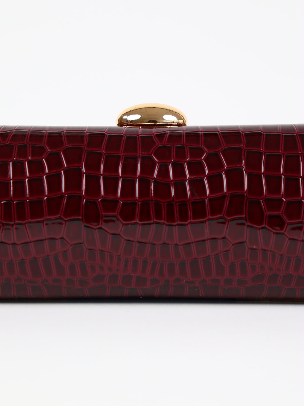 Karina Evening Clutch Bag - Burgundy