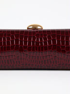 Karina Evening Clutch Bag - Burgundy