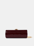 Karina Evening Clutch Bag - Burgundy