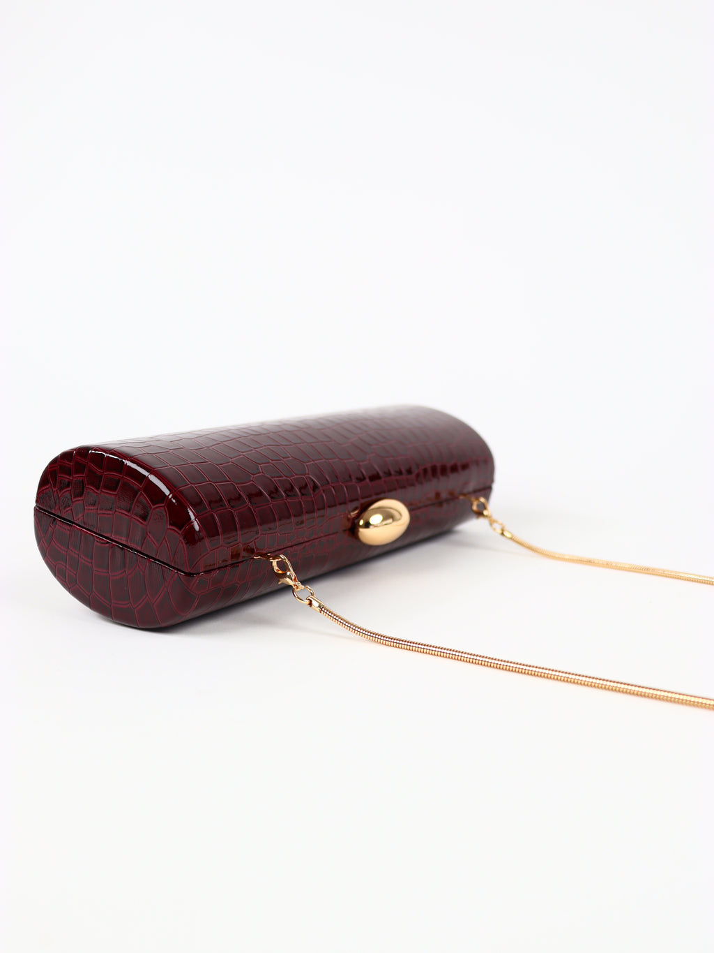 Karina Evening Clutch Bag - Burgundy