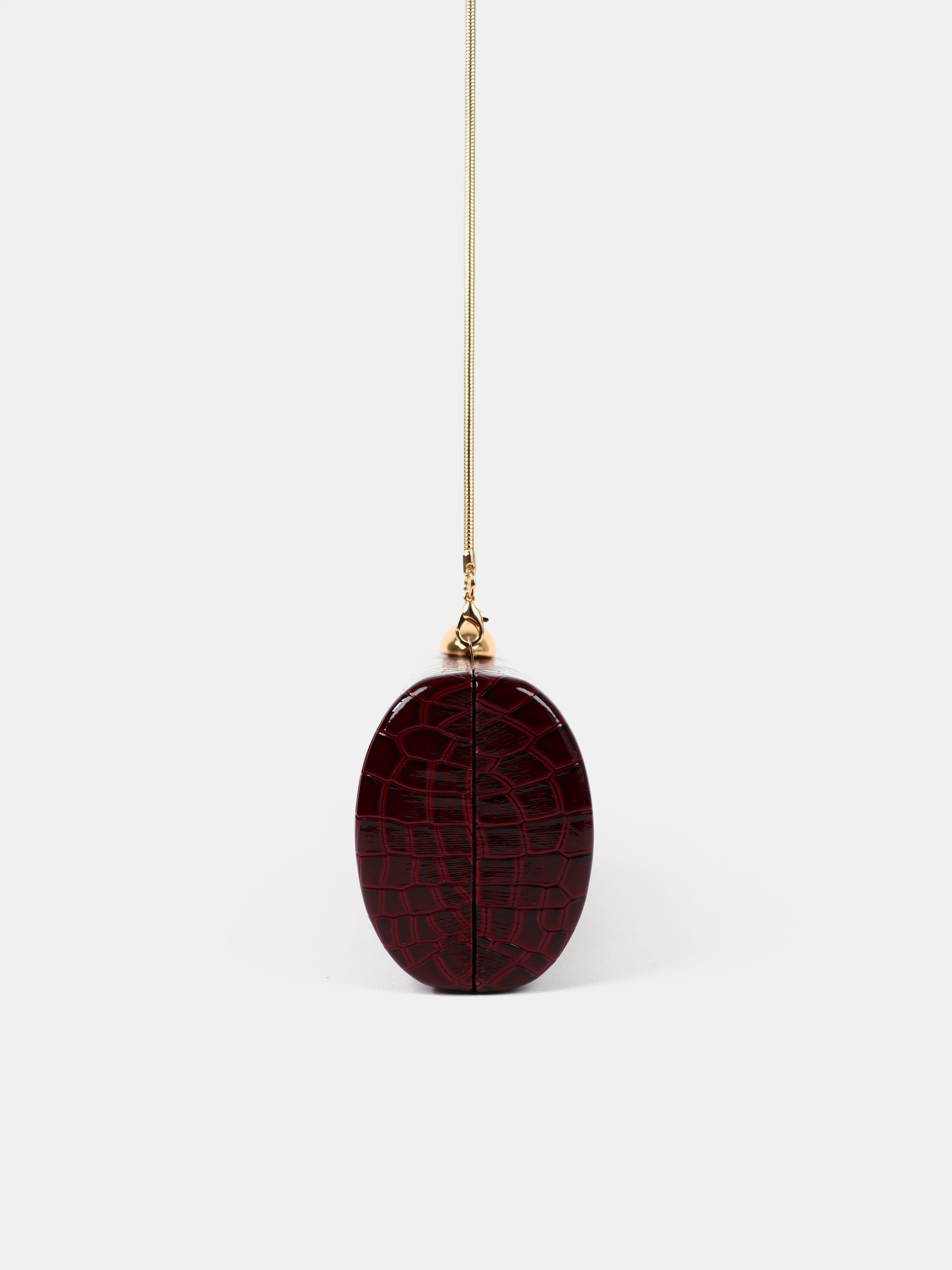 Karina Evening Clutch Bag - Burgundy