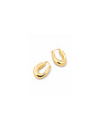 Lea Wavy Earrings in 18K Gold Plated