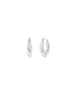 Lea Wavy Earrings in Sterling Silver Plated