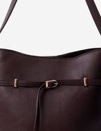 Leonie Belt Bucket Bag - Brown