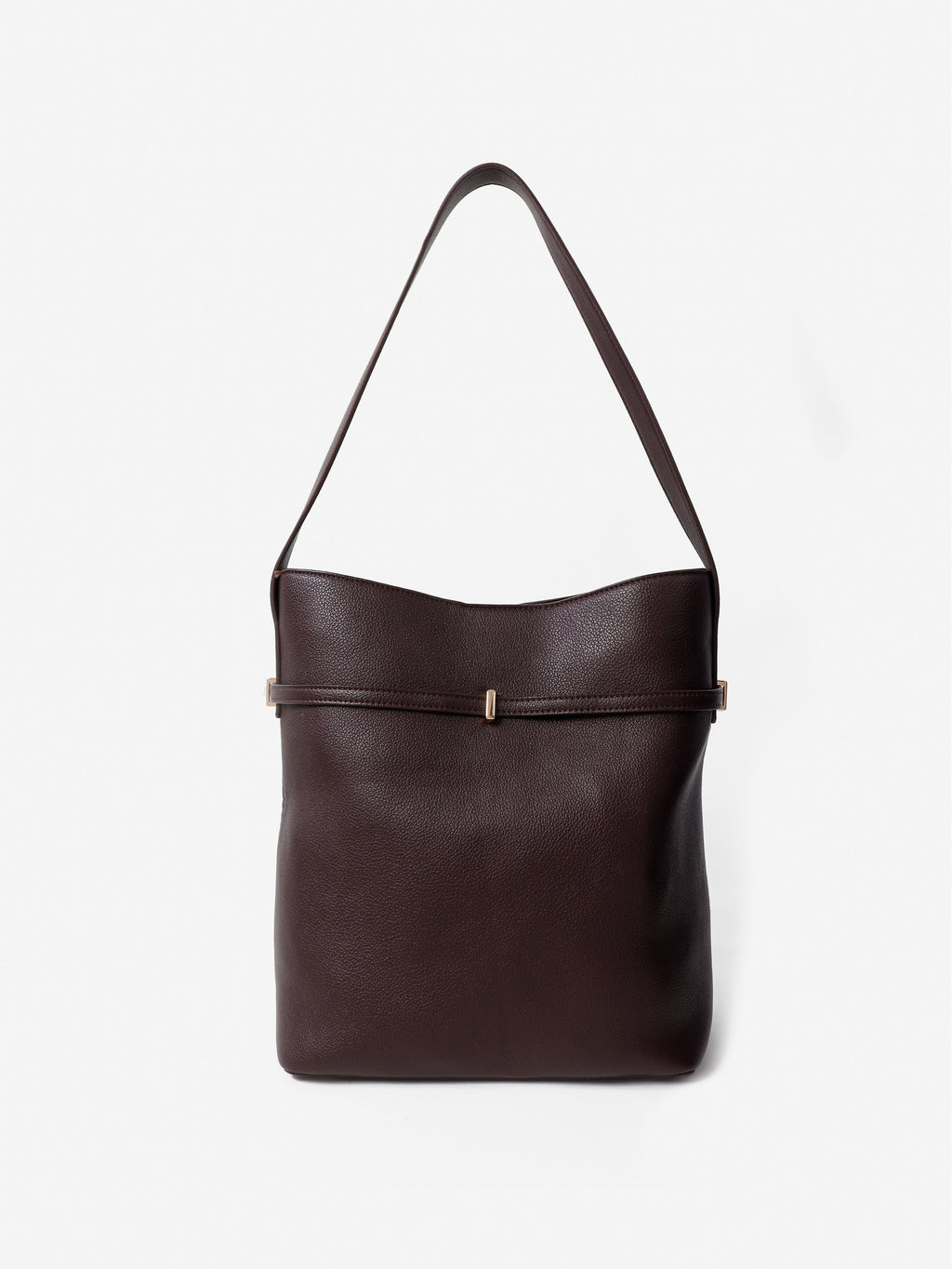 Leonie Belt Bucket Bag - Brown
