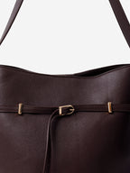 Leonie Belt Bucket Bag - Brown
