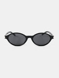Lexi Oval Sunglasses - Black