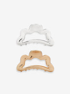 Liana Metal Hair Claw Clip - Silver