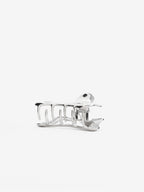 Liana Metal Hair Claw Clip - Silver