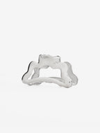 Liana Metal Hair Claw Clip - Silver