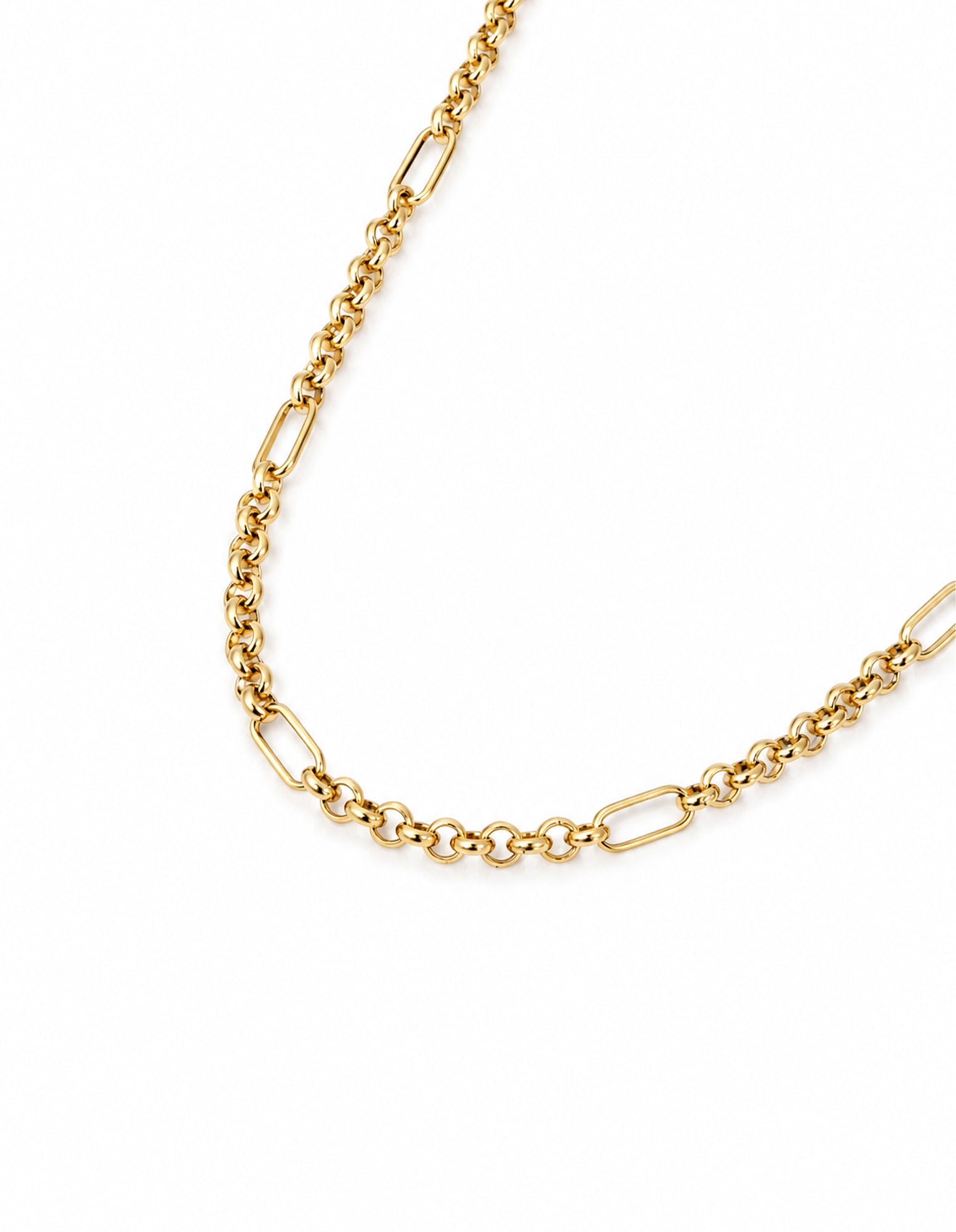Link Chain Necklace - 18K Gold Plated