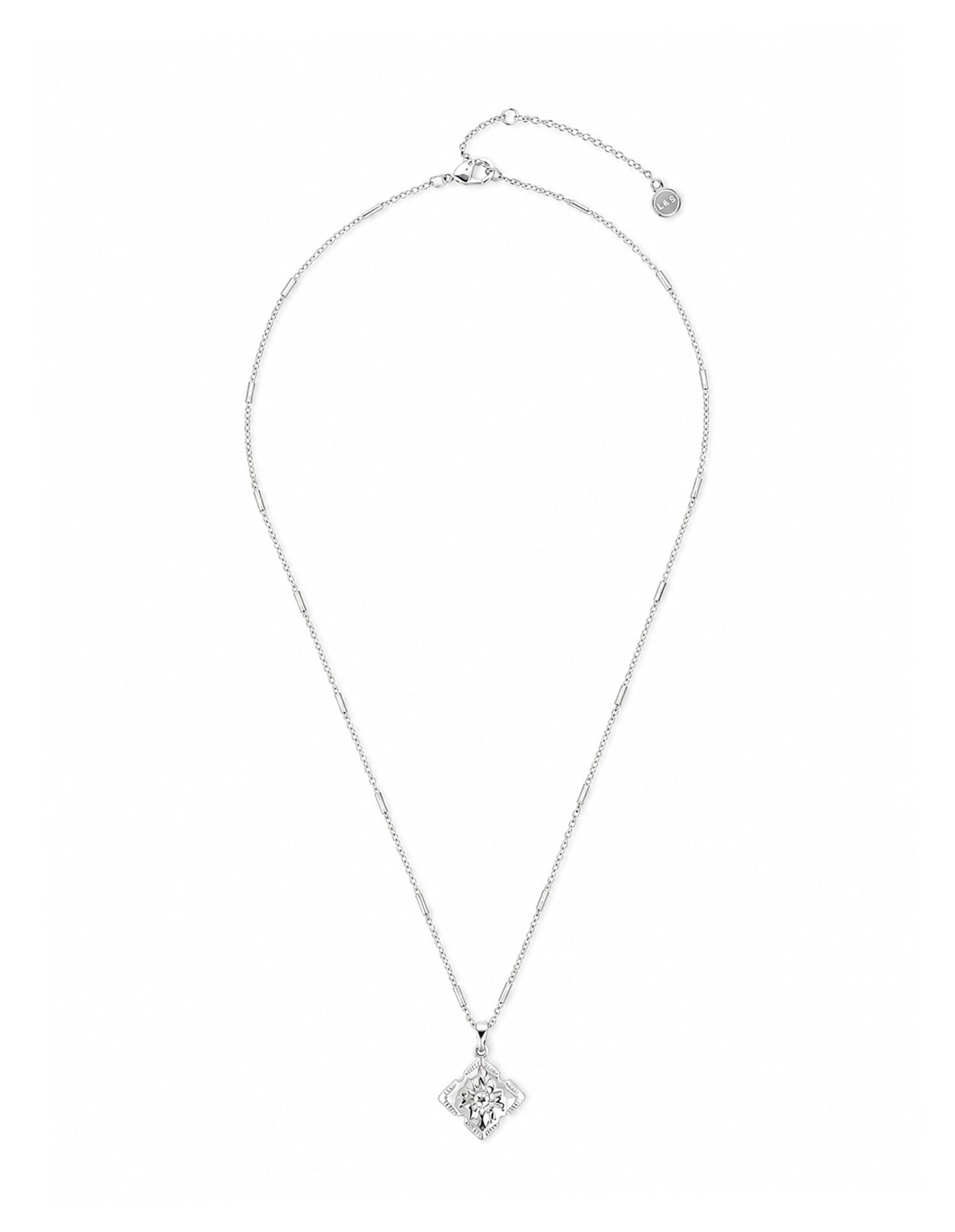 Lori Charm Necklace - Silver Plated