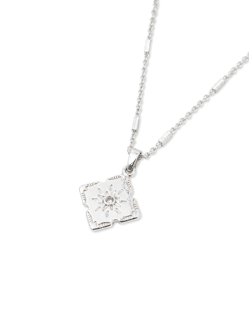 Lori Charm Necklace - Silver Plated