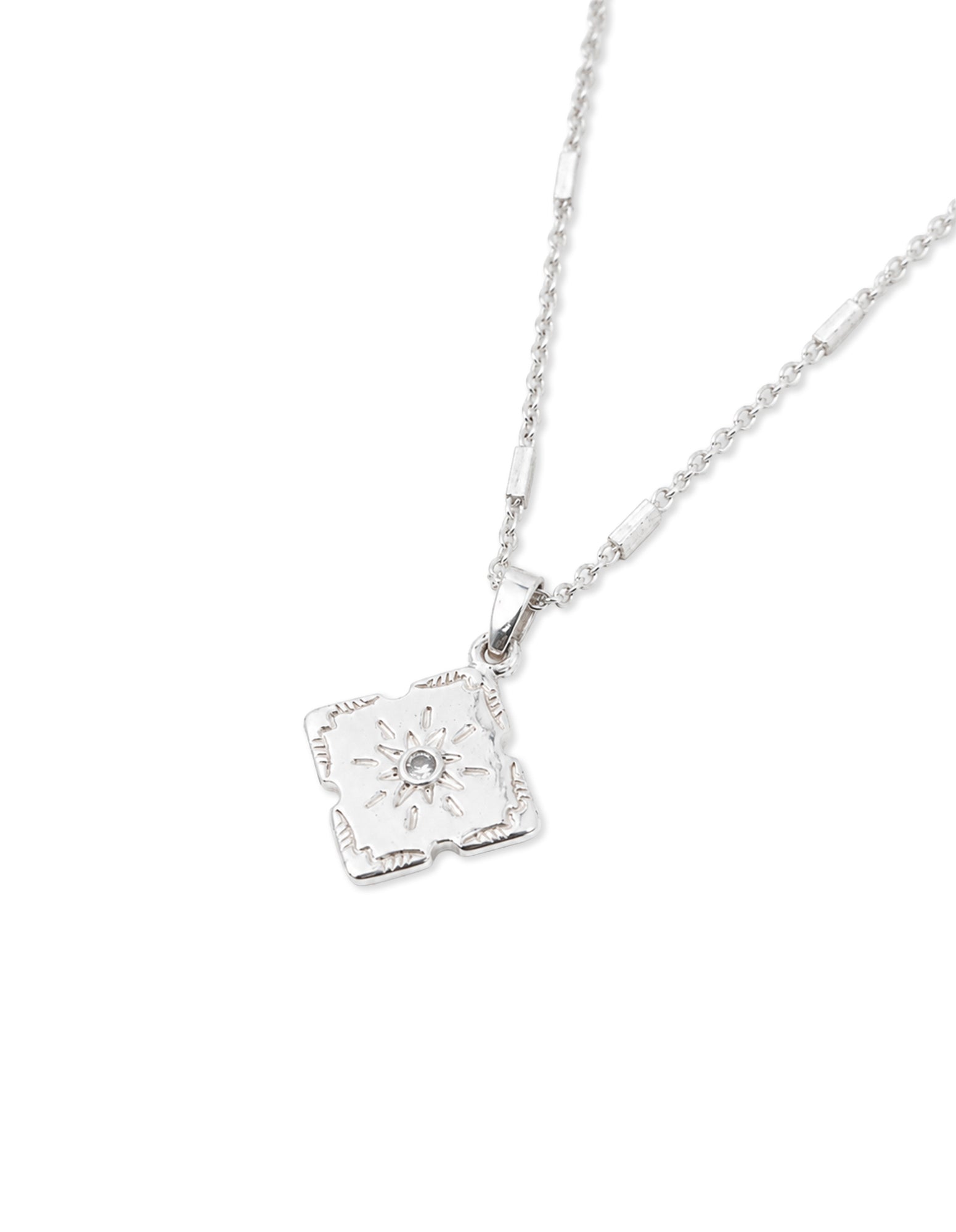 Lori Charm Necklace - Silver Plated