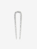 Louise Hammered French Pin - Silver