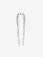 Louise Hammered French Pin - Silver