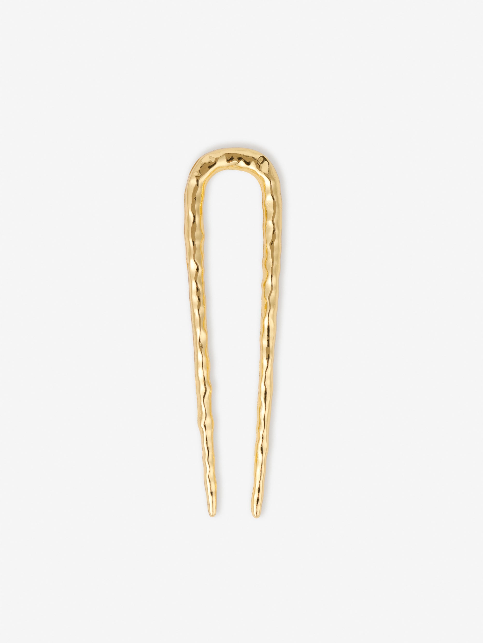 Louise Hammered Pin in Gold
