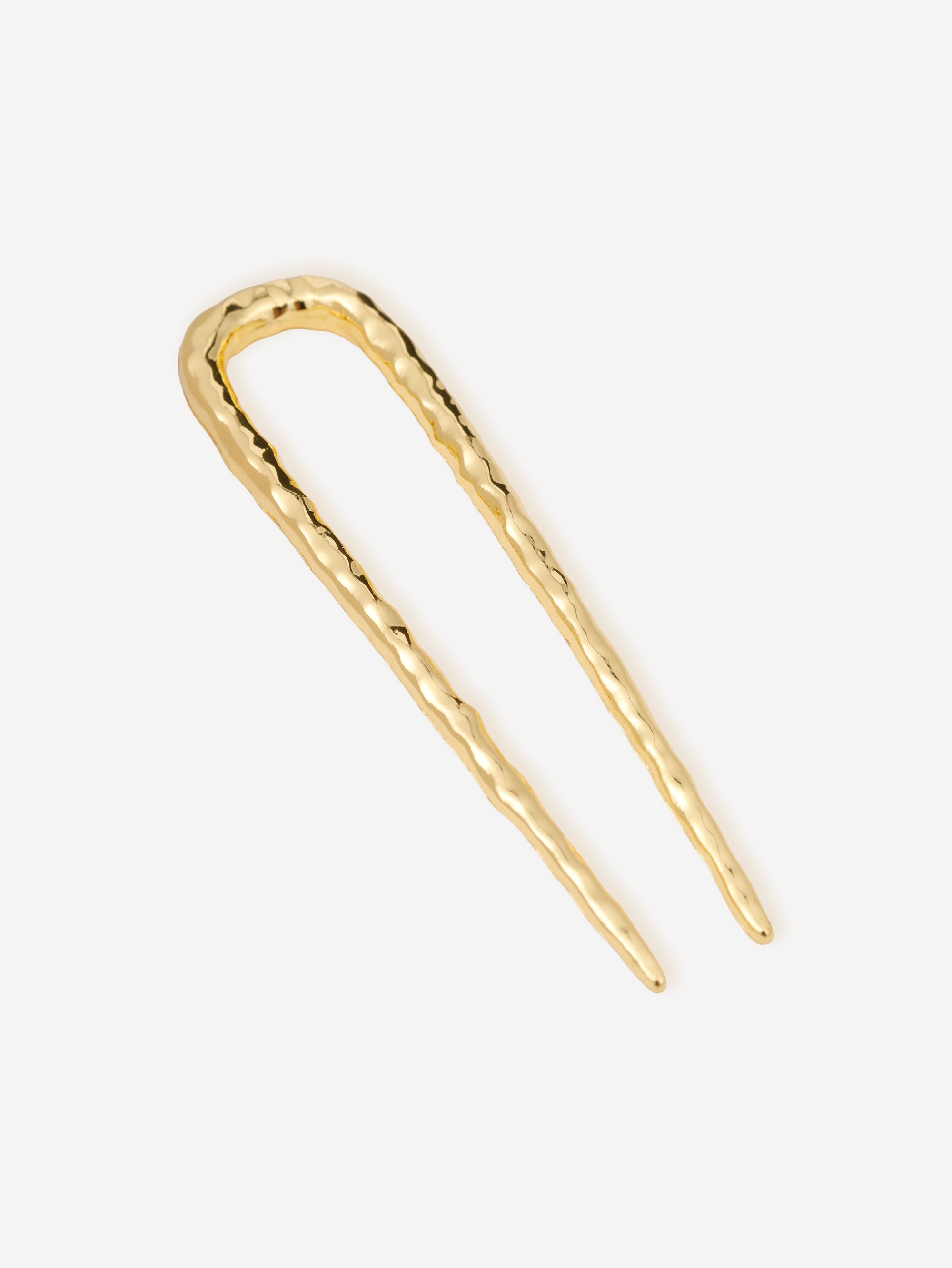 Louise Hammered Pin in Gold