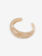Lumi Resin Bangle - Cream