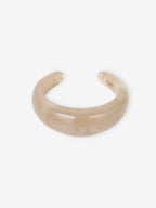 Lumi Resin Bangle - Cream