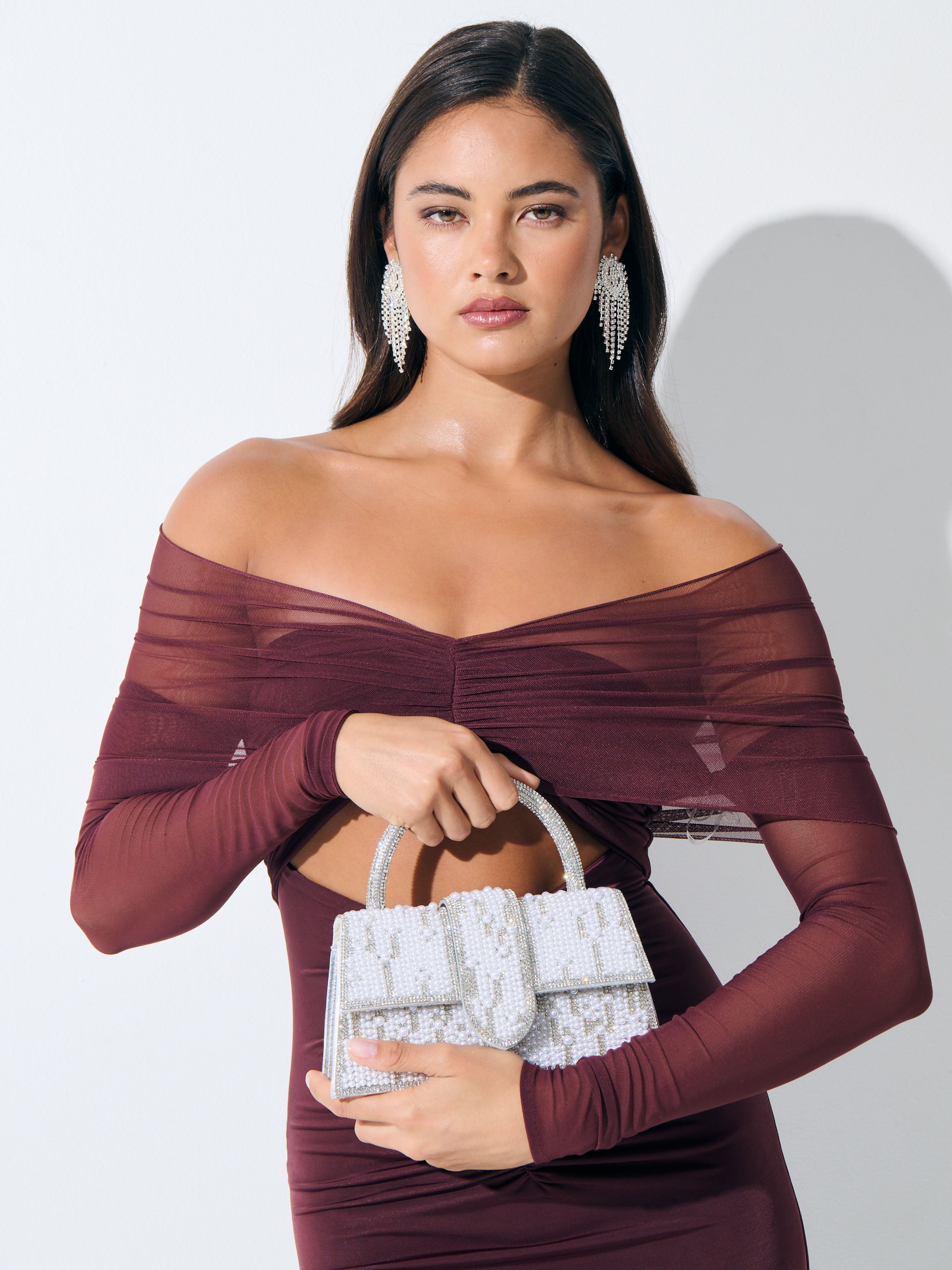 Lumière Pearl Top Handle Bag