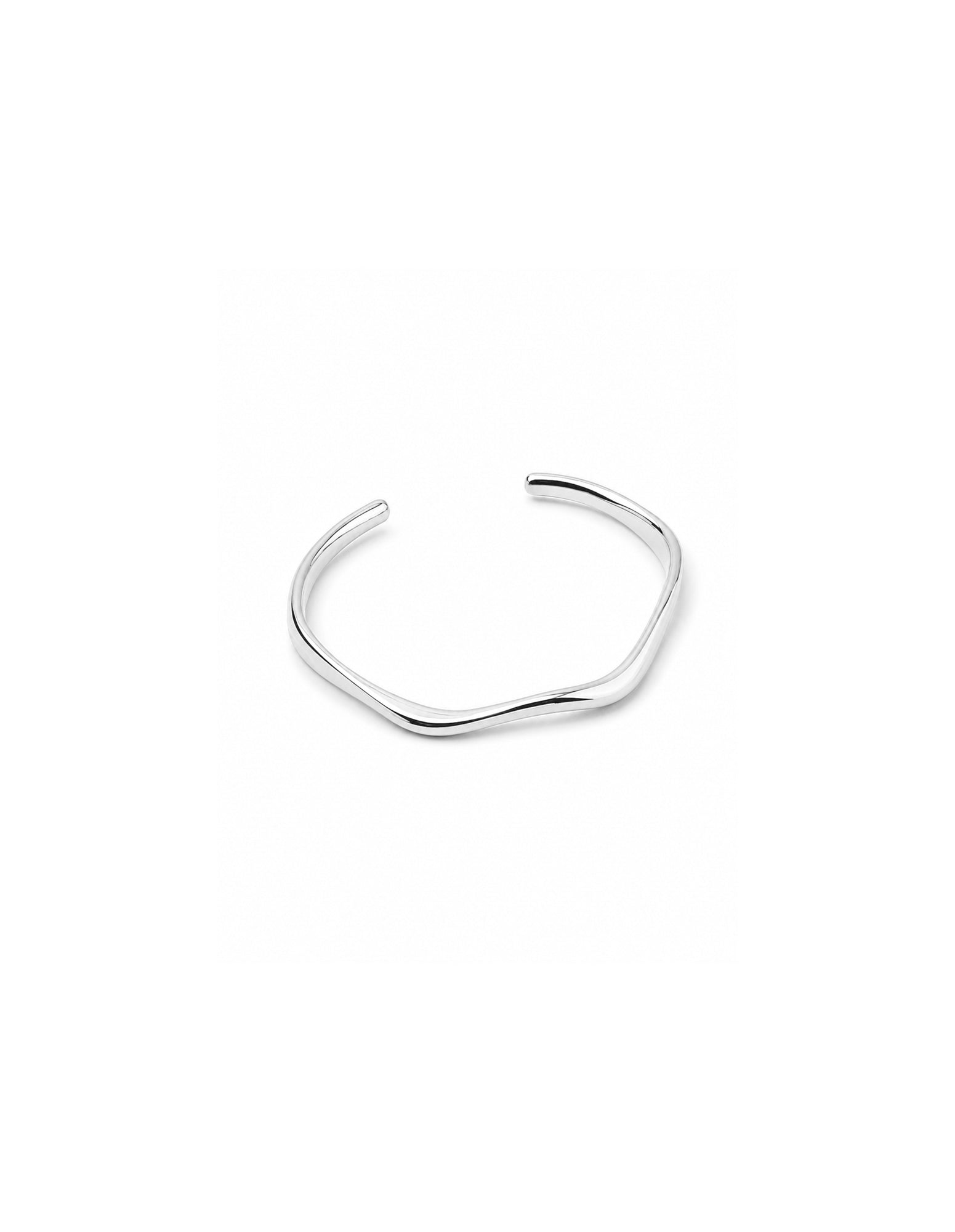 May Skinny Sterling Silver Plated Bangle