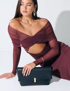 Nova Clutch Bag - Black