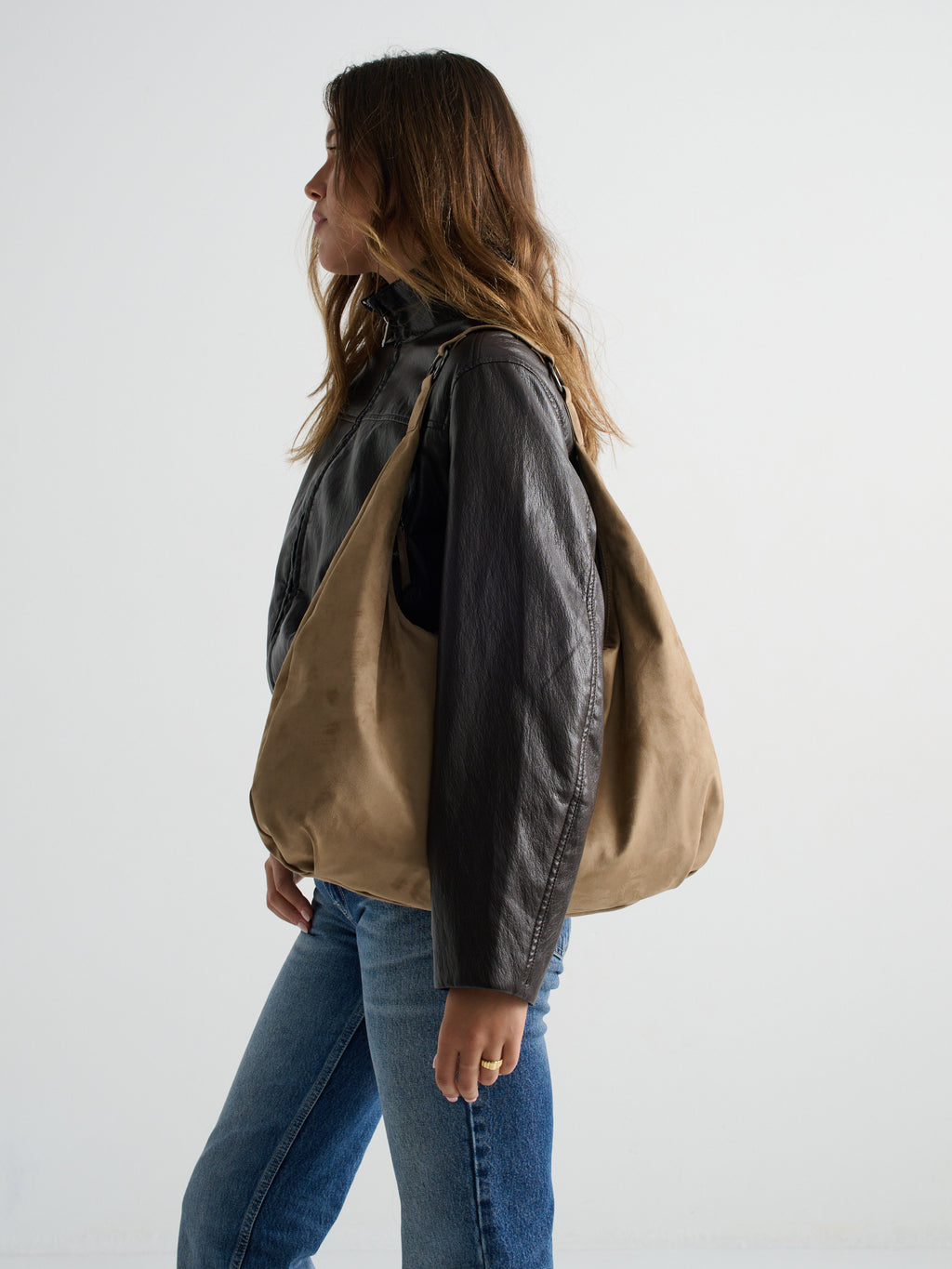 Organica Hobo Shoulder Bag - Taupe