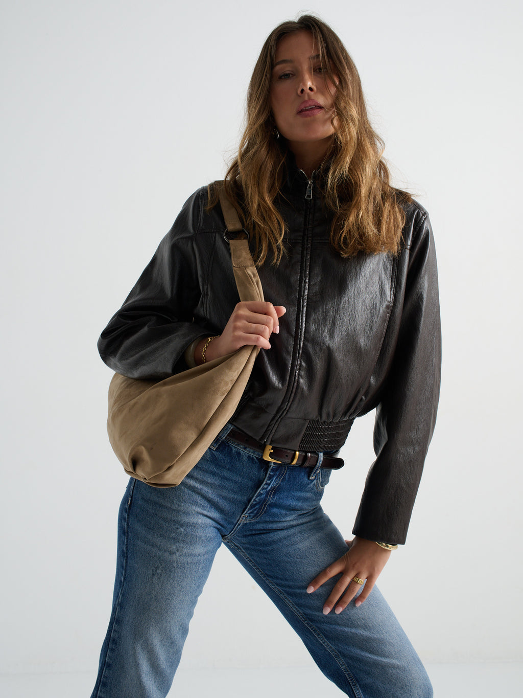 Organica Hobo Shoulder Bag - Taupe