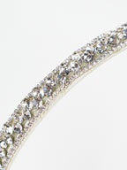 Olivia Silver Crystal Statement Headband