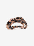 Oval Tort Hair Claw Clip - Light Tortoise