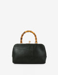 Palmier Bamboo Handle Handbag - Green