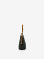 Palmier Bamboo Handle Handbag - Green