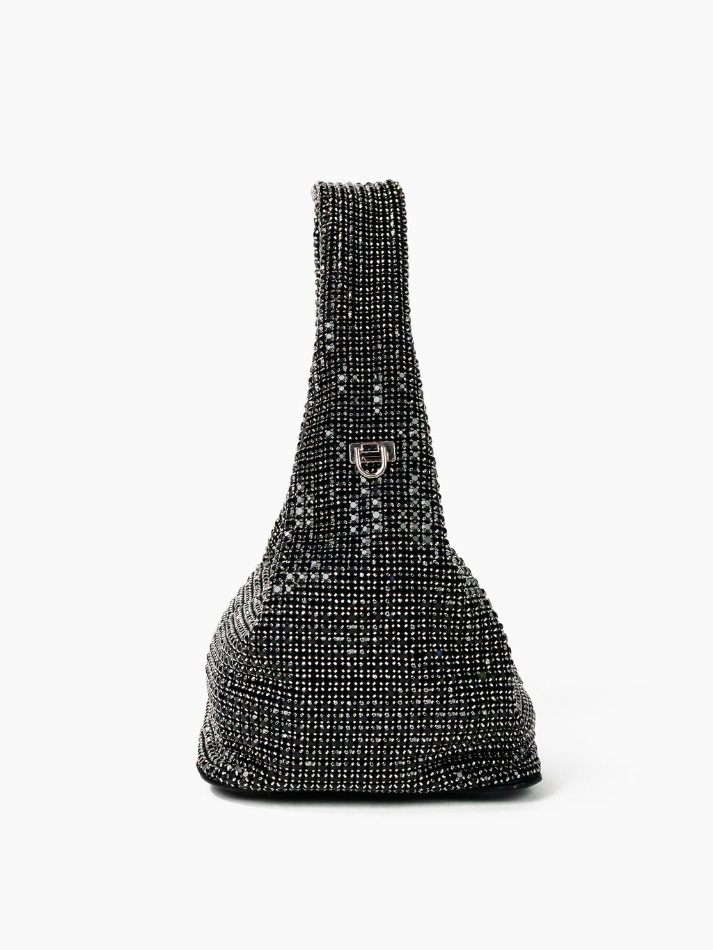 Paris Rhinestone Handbag In Black