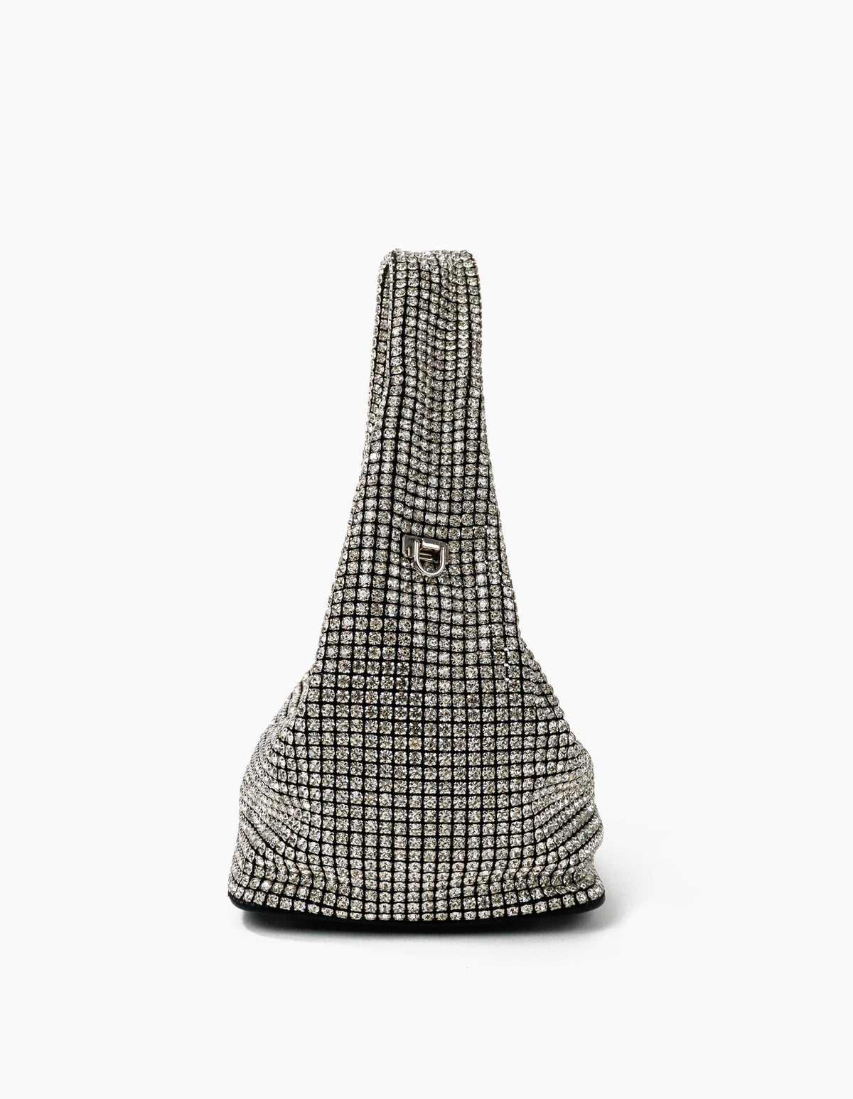 Paris Rhinestone Handbag In Silver