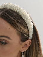 Pia Faux Pearl Statement Headband