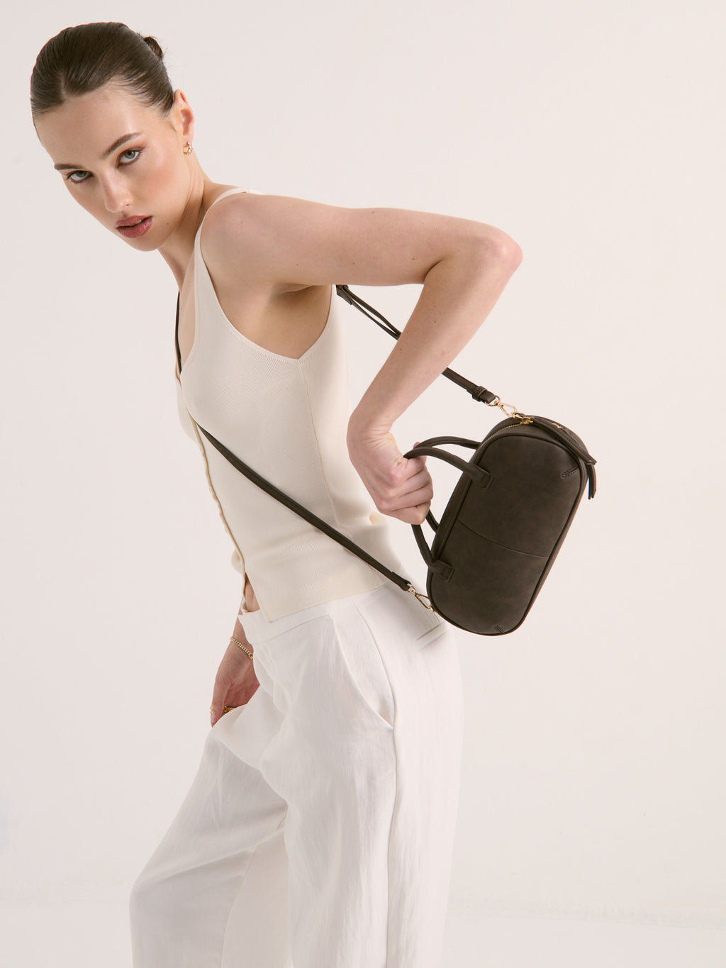 Piccola Crossbody Bag - Brown