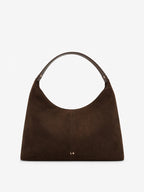Remy Suede Shoulder Bag - Brown