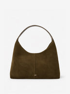 Remy Suede Shoulder Bag - Olive