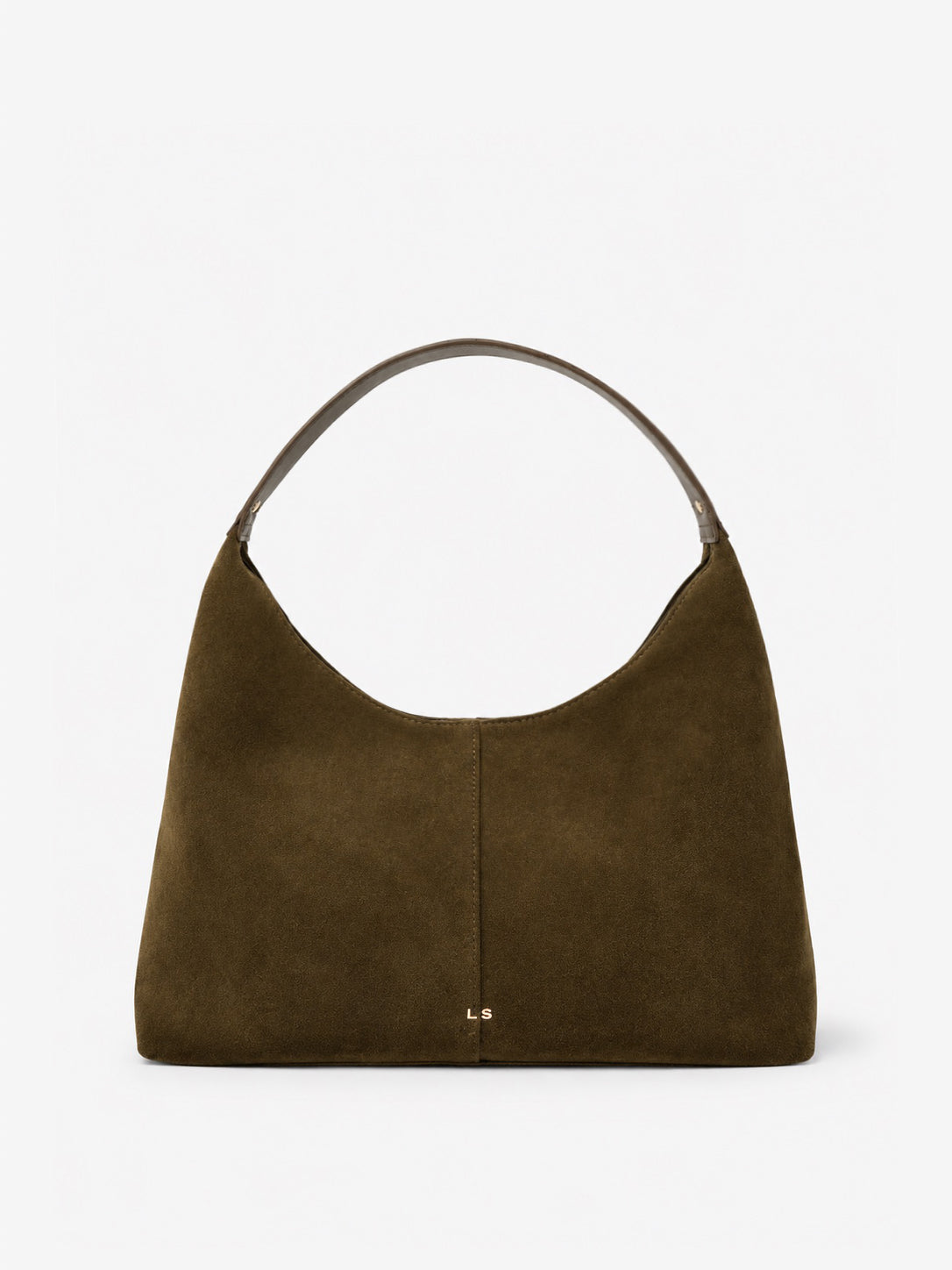 Remy Suede Shoulder Bag - Olive