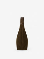 Remy Suede Shoulder Bag - Olive