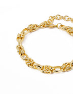 Rope Chain Bracelet - 18K Gold Plated