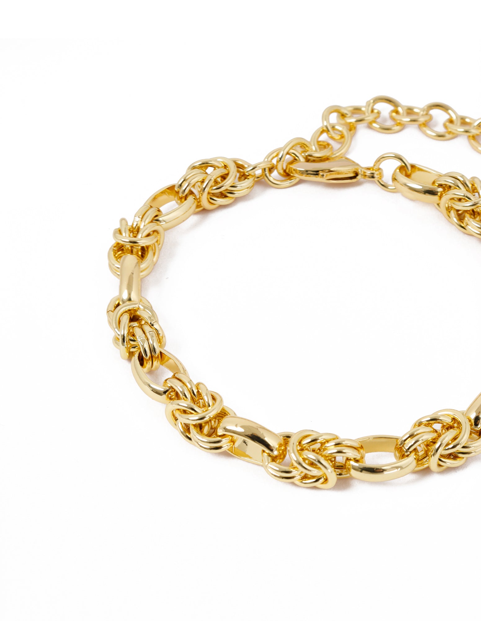 Rope Chain Bracelet - 18K Gold Plated