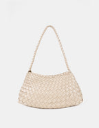 Roselle Woven Shoulder Bag - Ivory