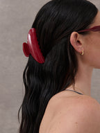 Ruby Hair Claw Clip