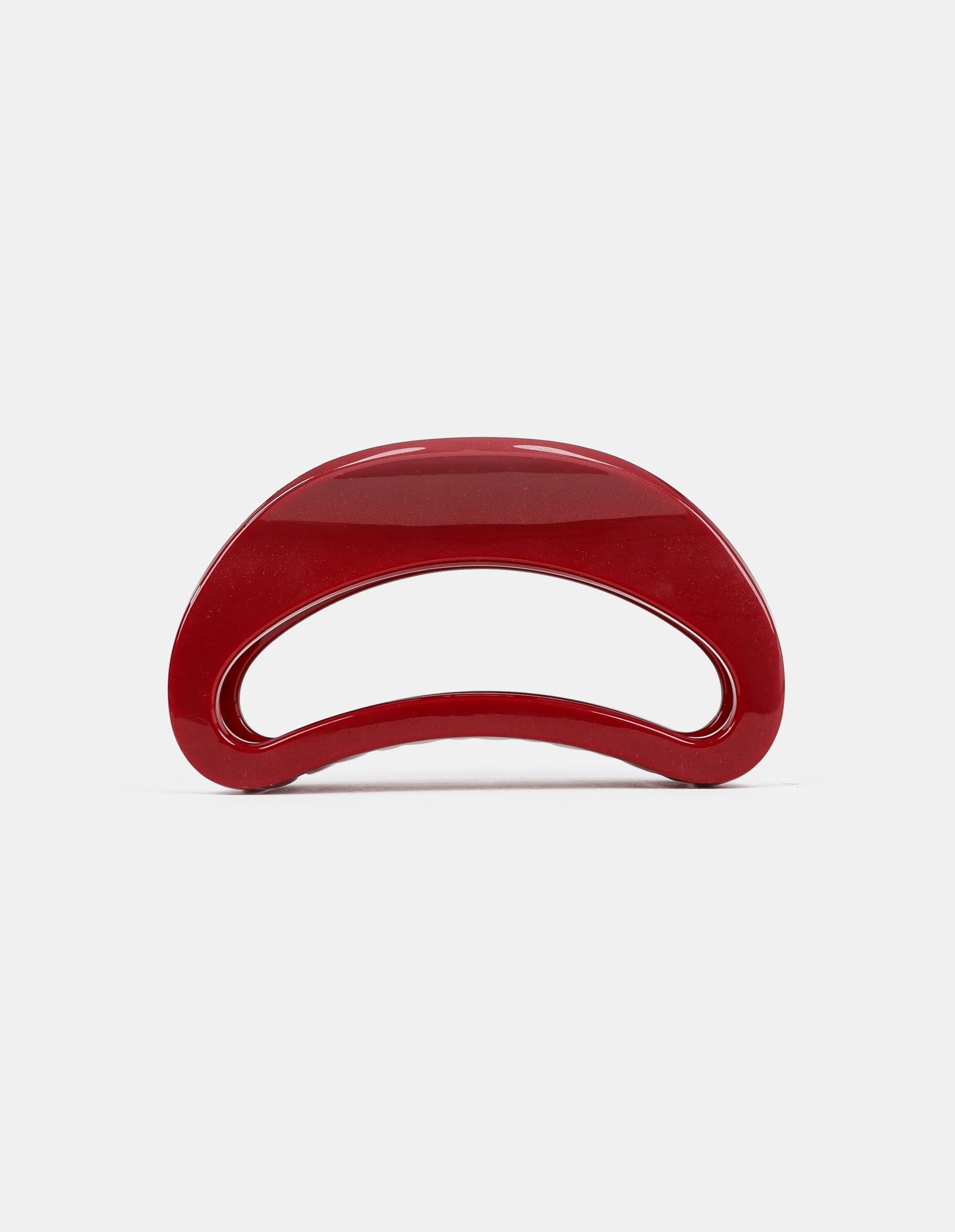 Ruby Oval Hair Claw Clip